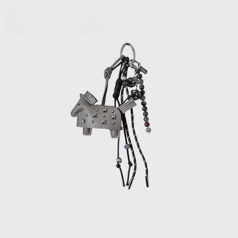 Pony Leather Bag Charm