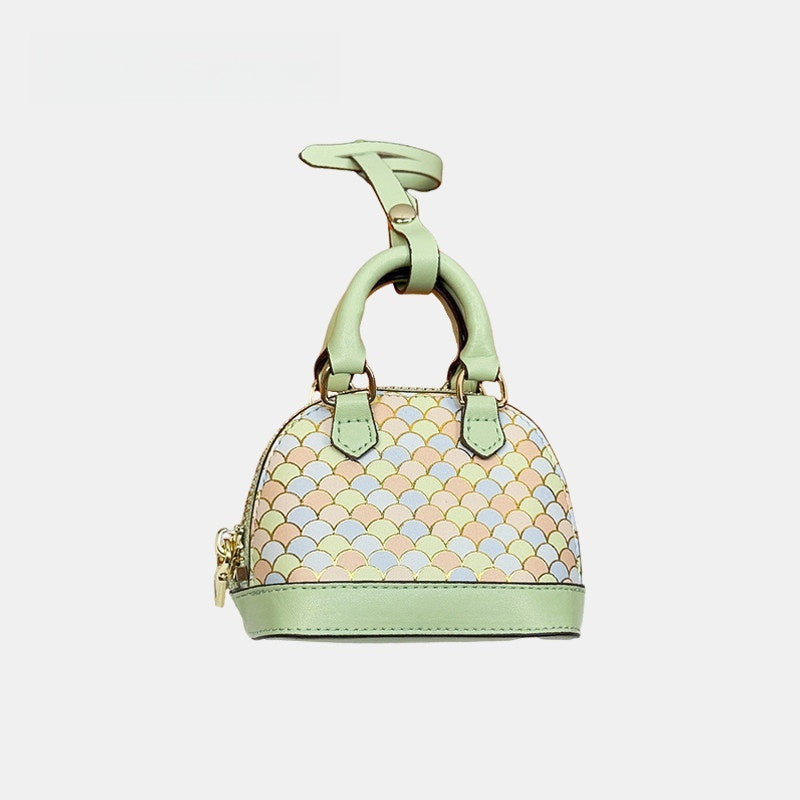 Shell Bag Leather Bag Charm