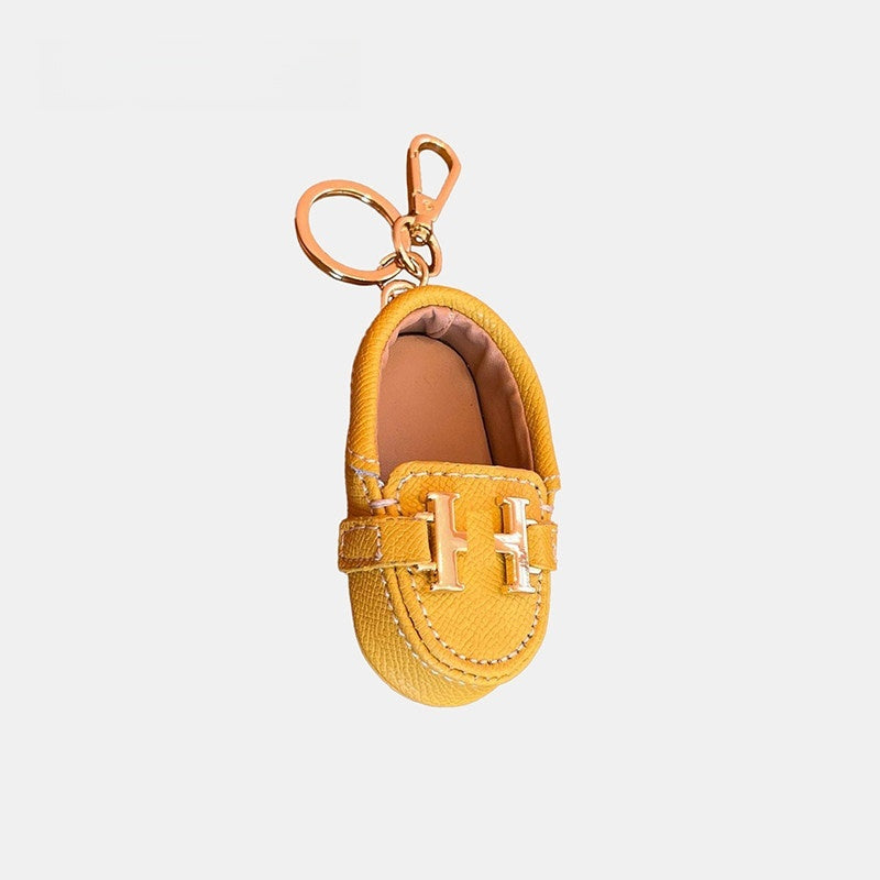Little Shoe Keychain Leather Bag Charm