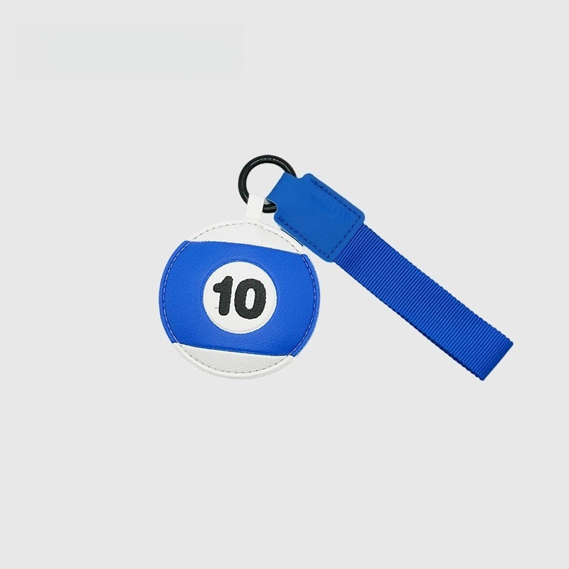Billiards Leather Bag Charm