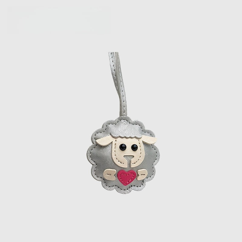 Sheep Leather Bag Charm