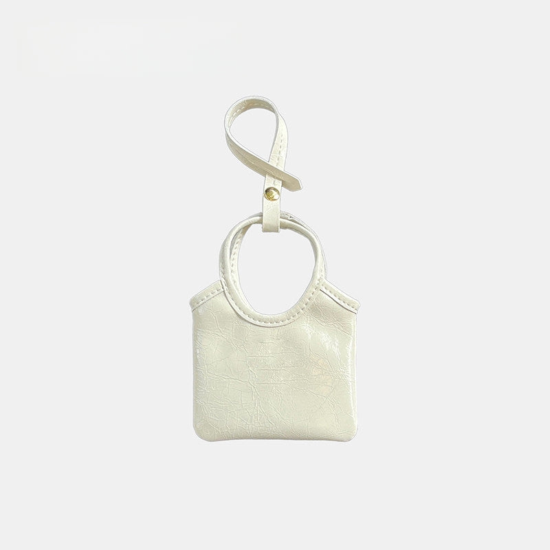 Mini Bucket Bag Leather Bag Charm