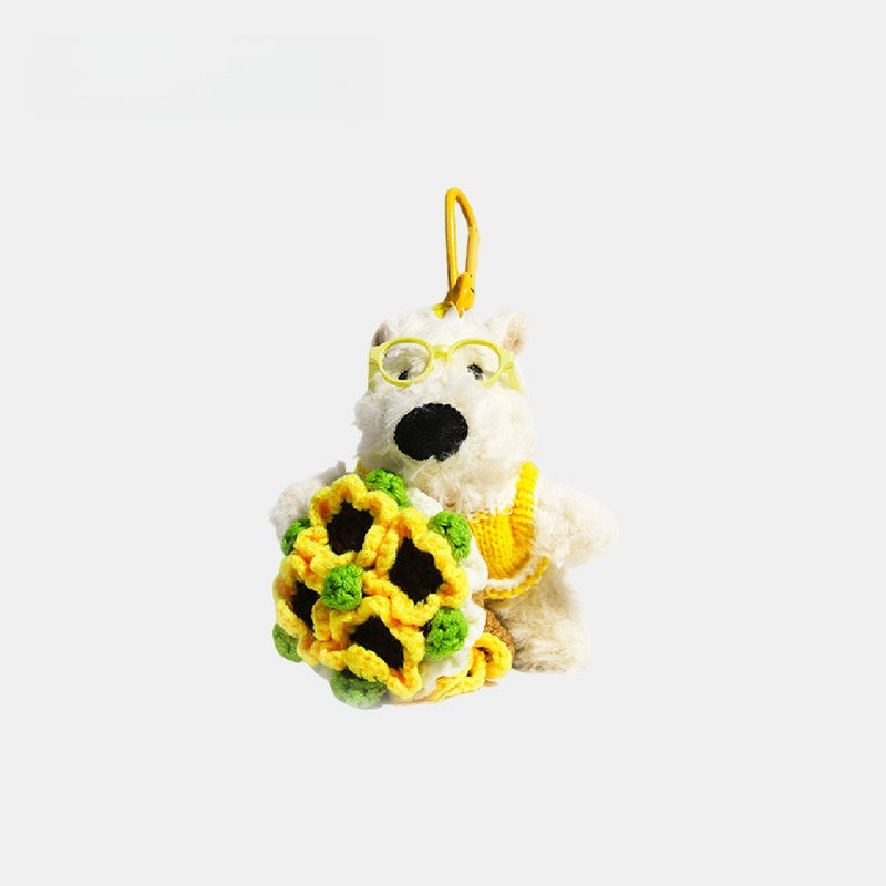 West Highland Fluffy Bag Charm