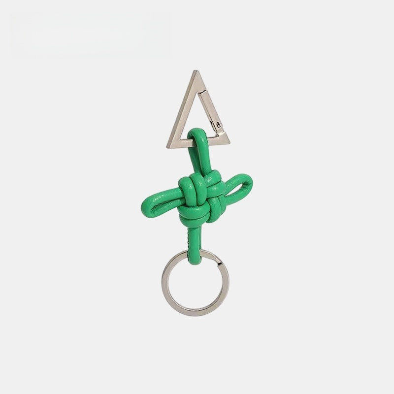 Chinese Knot Leather Bag Charm