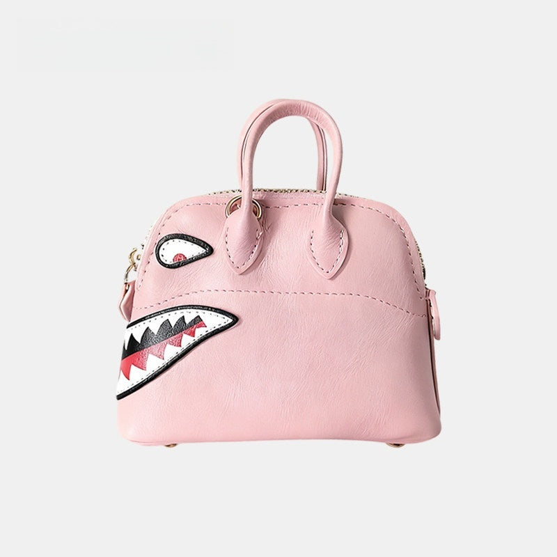 Shark Shell Bag Leather Bag Charm