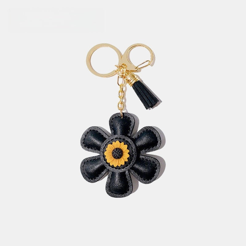 Little Flower Leather Bag Charm