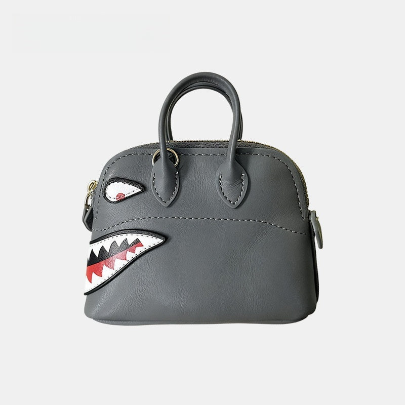 Shark Shell Bag Leather Bag Charm