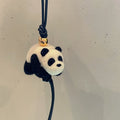 Panda Wool Felt Fluffy Bag Charm