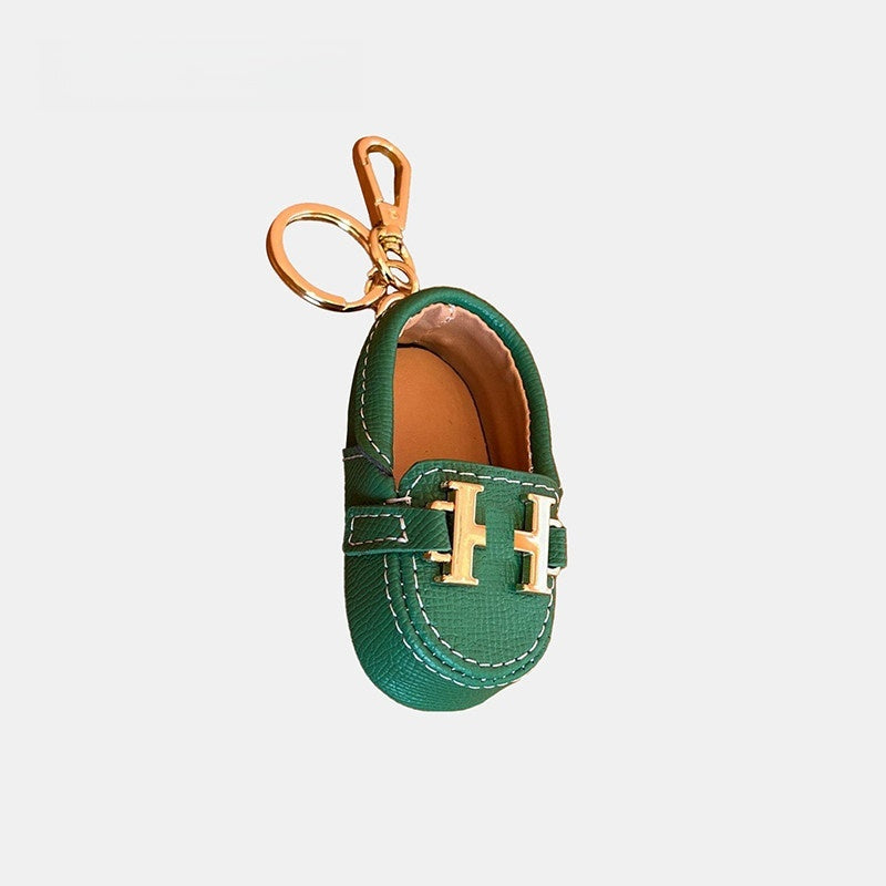 Little Shoe Keychain Leather Bag Charm