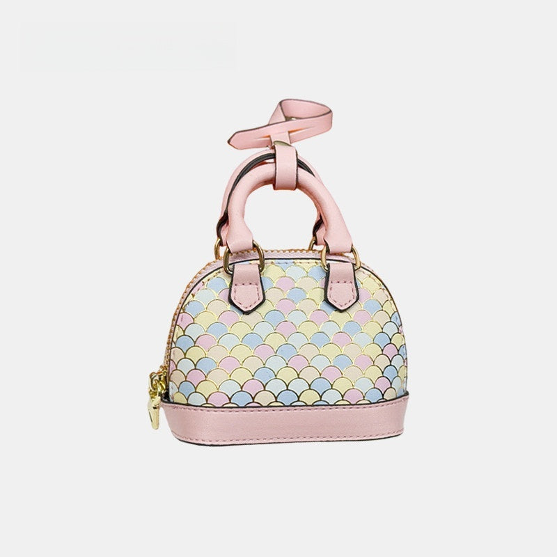 Shell Bag Leather Bag Charm