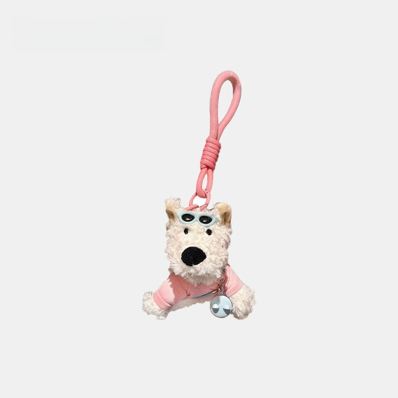West Highland Fluffy Bag Charm