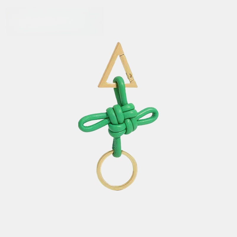 Chinese Knot Leather Bag Charm