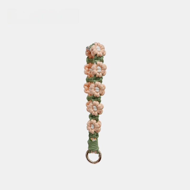 Cute Woven Flower Knotty Bag Charm