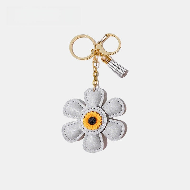 Little Flower Leather Bag Charm