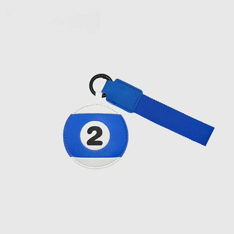 Billiards Leather Bag Charm