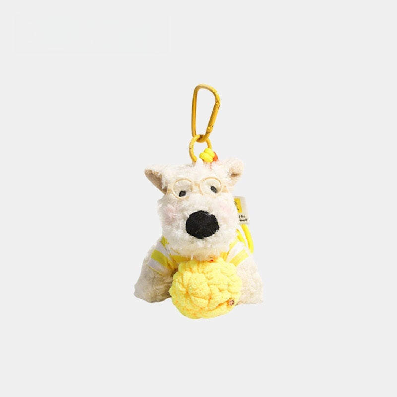 West Highland Fluffy Bag Charm