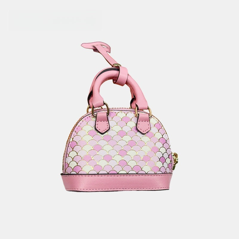 Shell Bag Leather Bag Charm