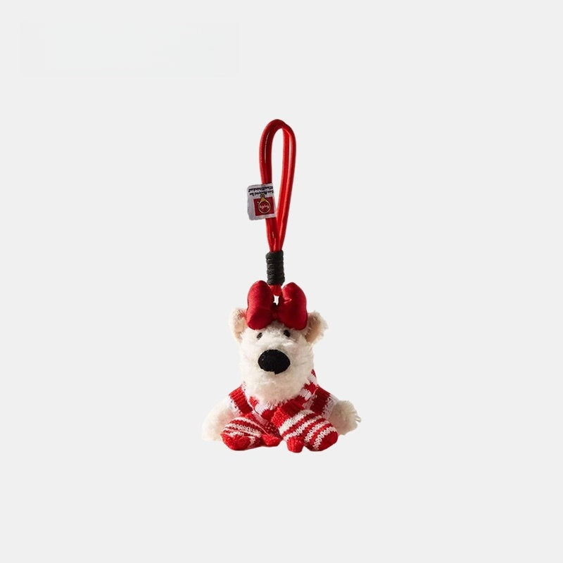 West Highland Fluffy Bag Charm