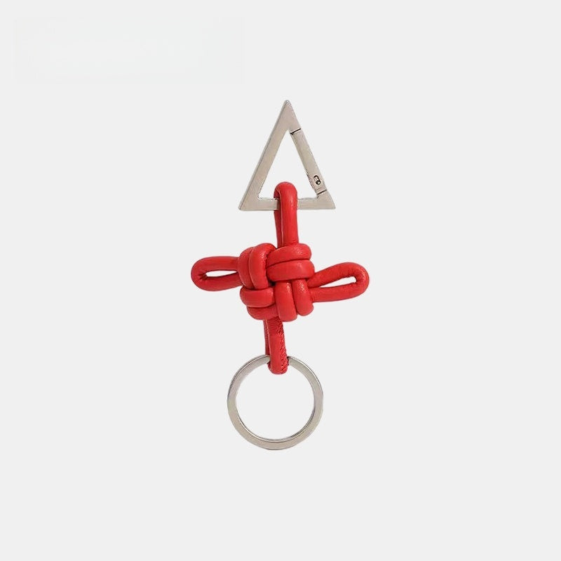 Chinese Knot Leather Bag Charm