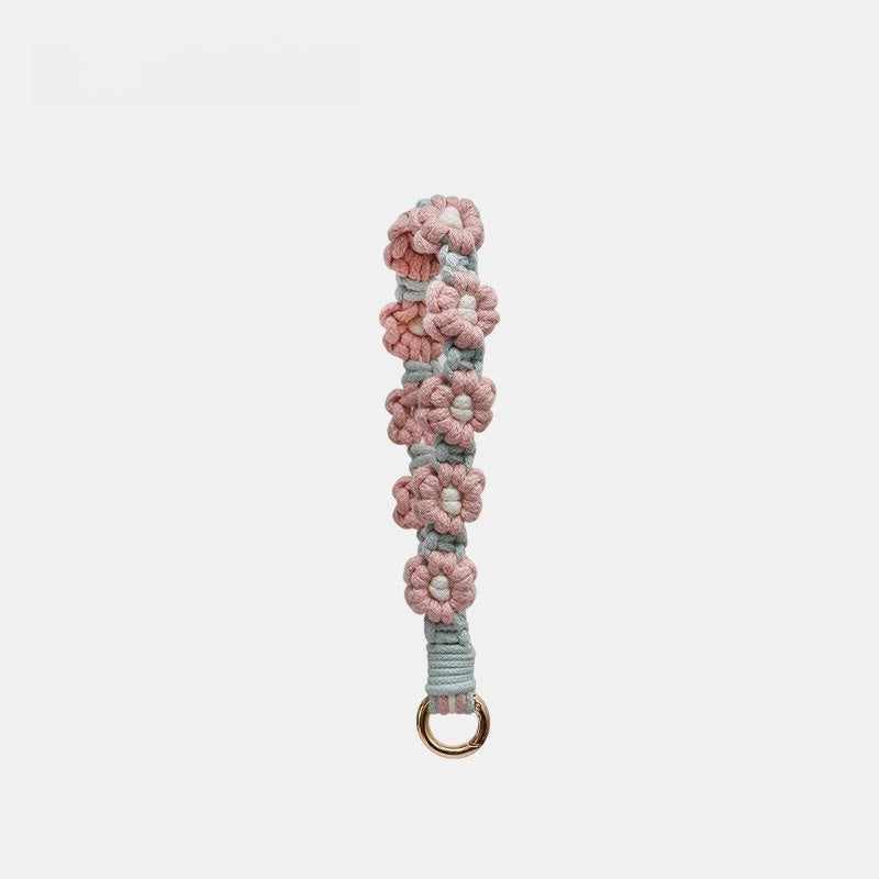 Cute Woven Flower Knotty Bag Charm