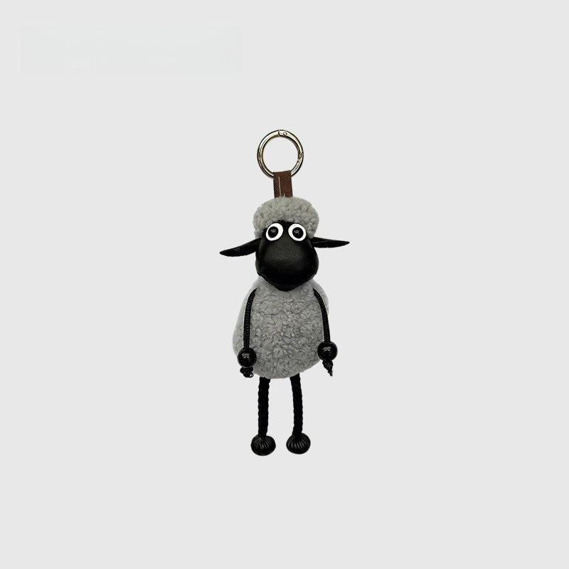 Shawn Sheep Fluffy Bag Charm
