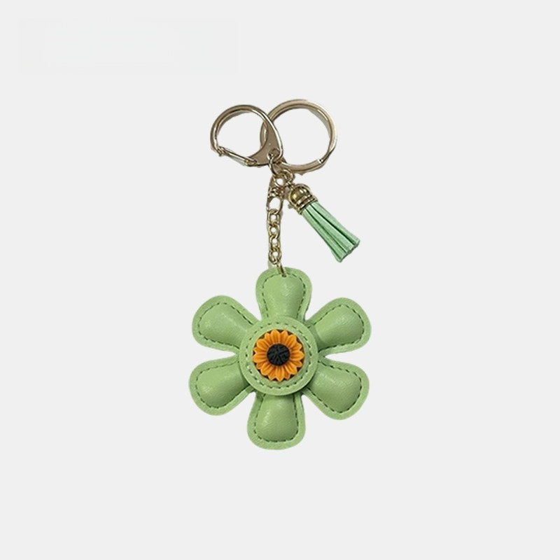 Little Flower Leather Bag Charm