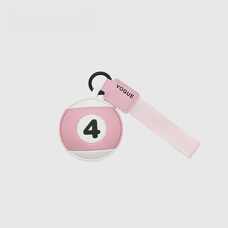 Billiards Leather Bag Charm
