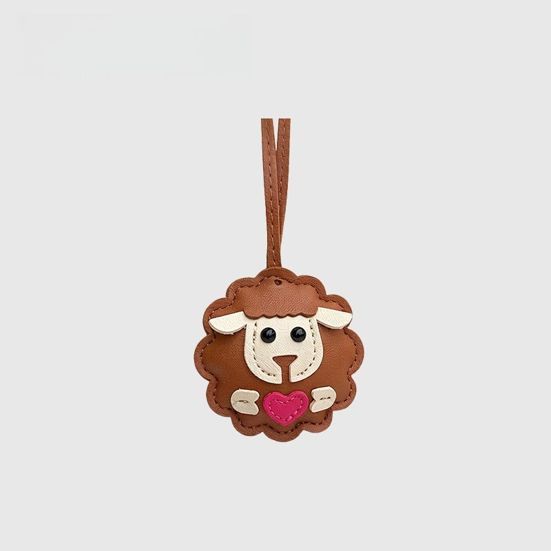 Sheep Leather Bag Charm