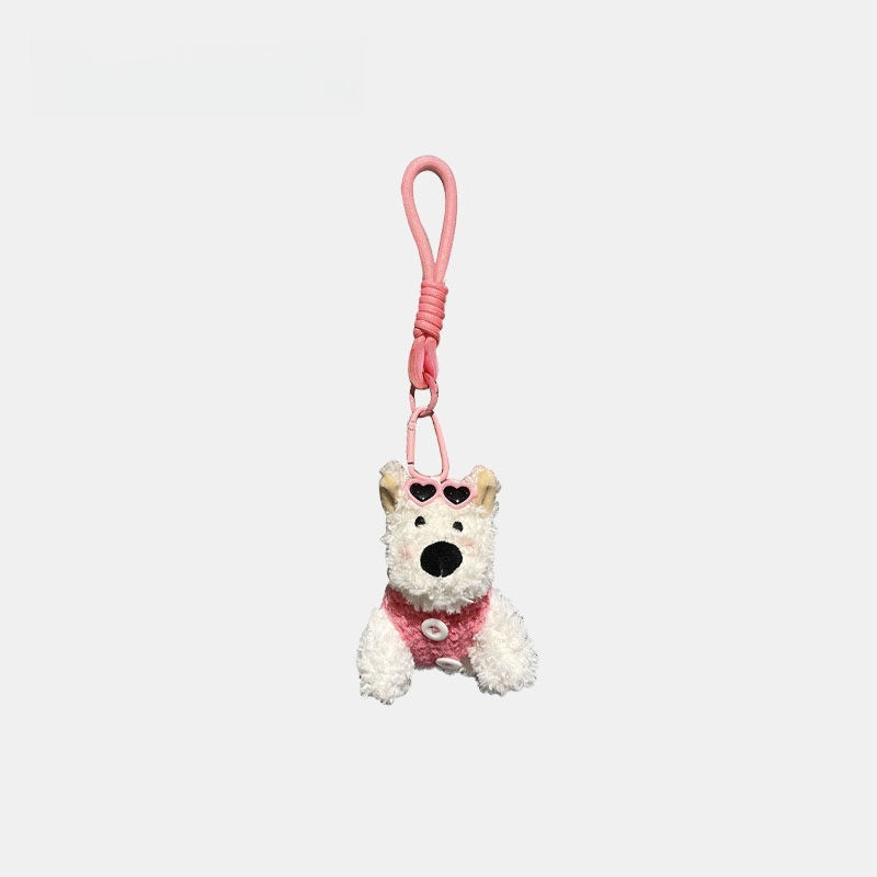West Highland Fluffy Bag Charm