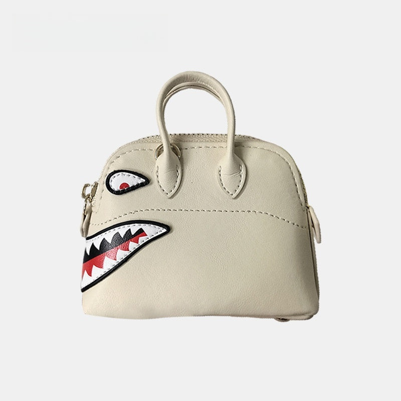 Shark Shell Bag Leather Bag Charm