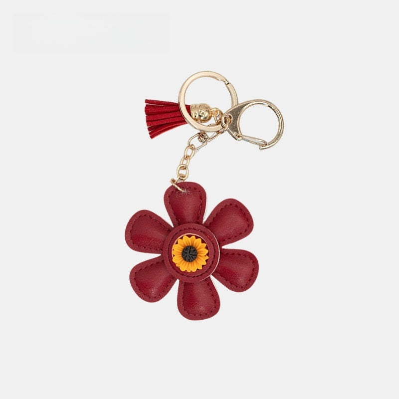 Little Flower Leather Bag Charm