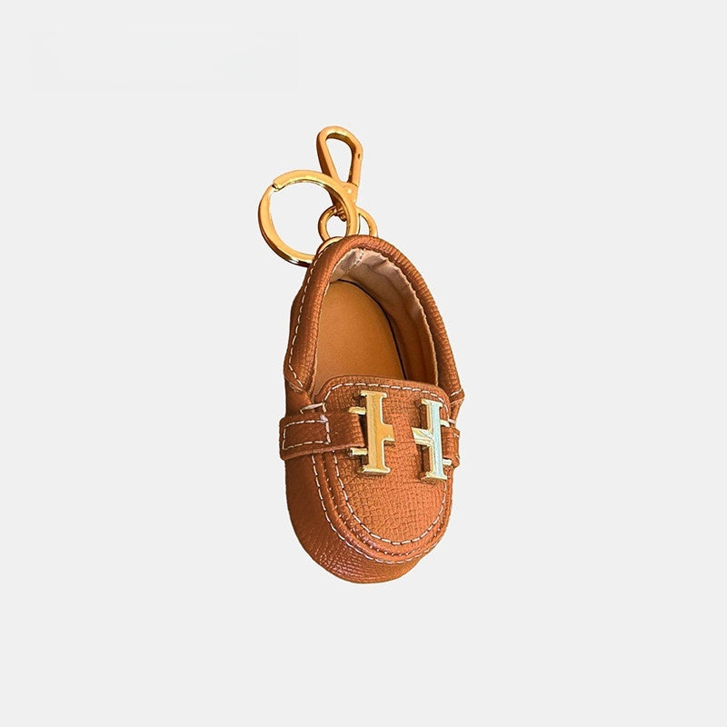 Little Shoe Keychain Leather Bag Charm