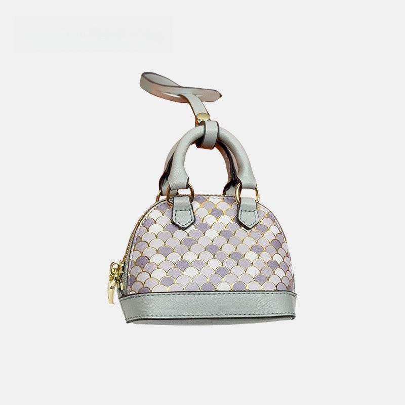 Shell Bag Leather Bag Charm