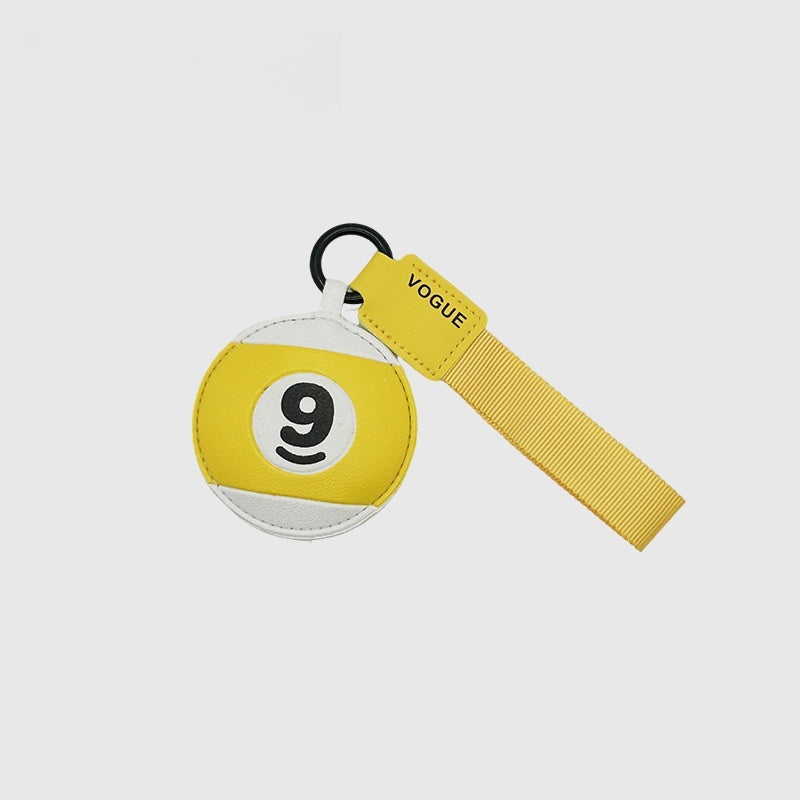 Billiards Leather Bag Charm