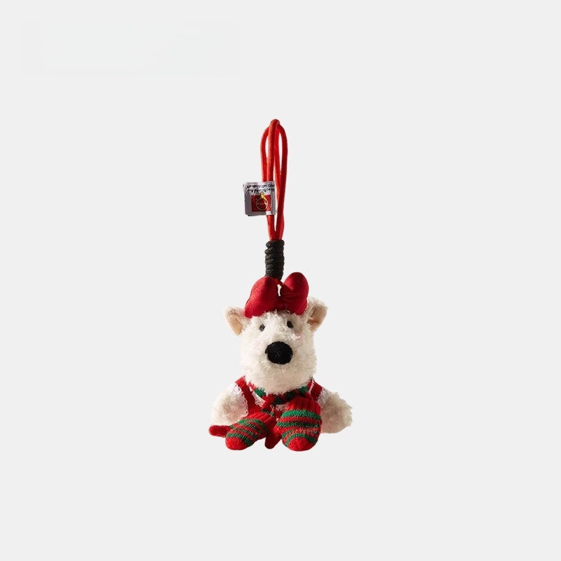West Highland Fluffy Bag Charm