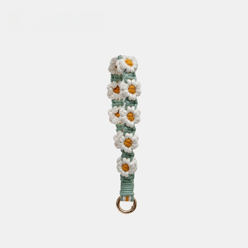 Cute Woven Flower Knotty Bag Charm