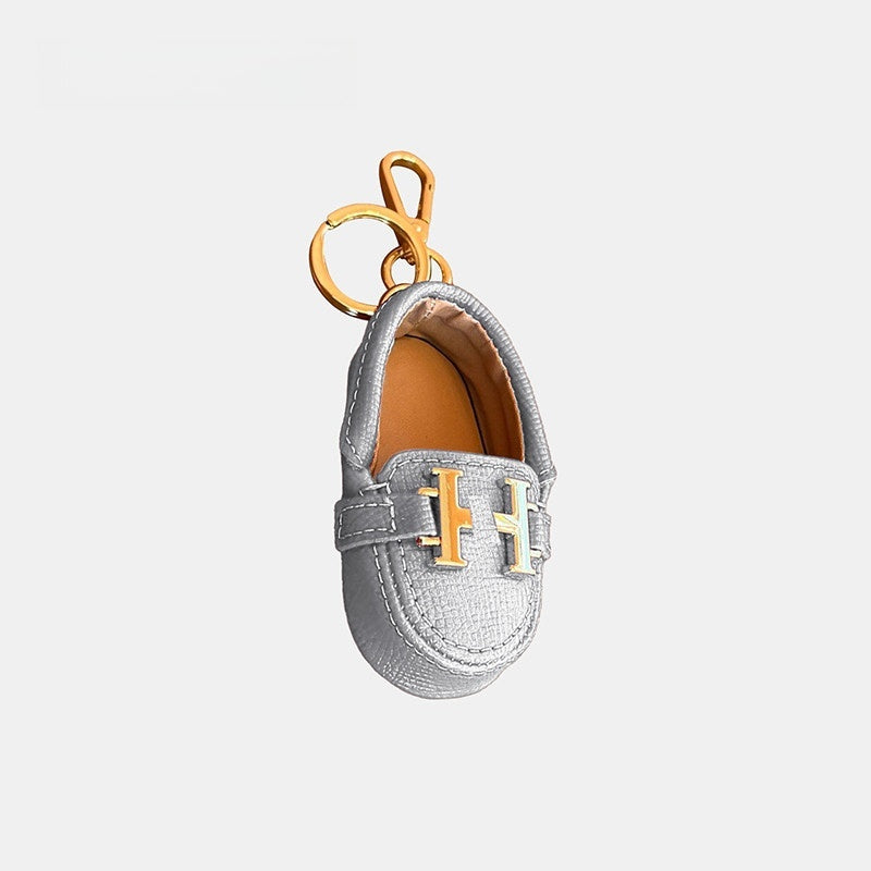 Little Shoe Keychain Leather Bag Charm