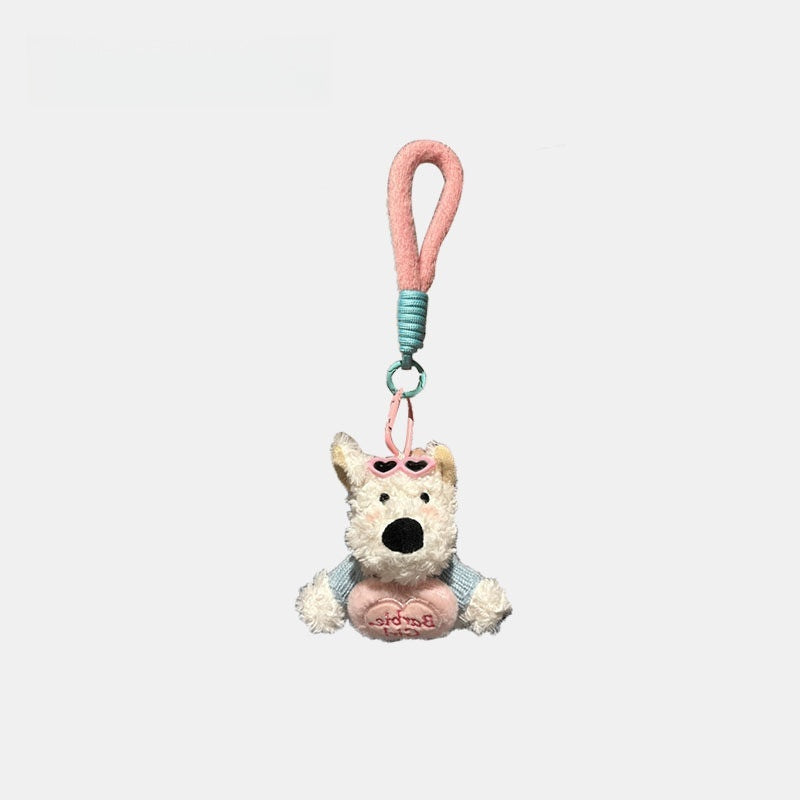 West Highland Fluffy Bag Charm