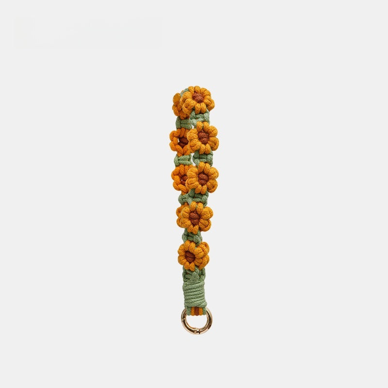 Cute Woven Flower Knotty Bag Charm