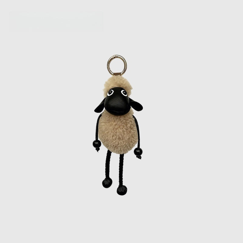 Shawn Sheep Fluffy Bag Charm