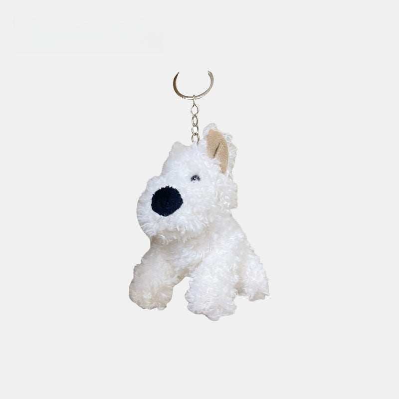 West Highland Fluffy Bag Charm