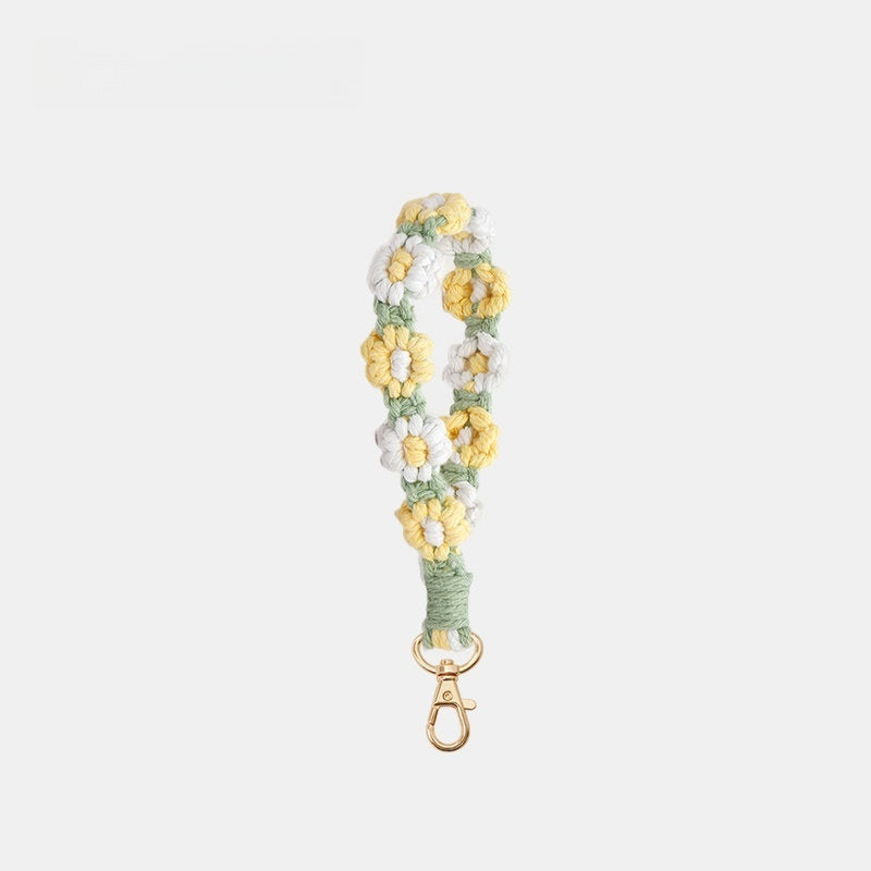 Cute Woven Flower Knotty Bag Charm