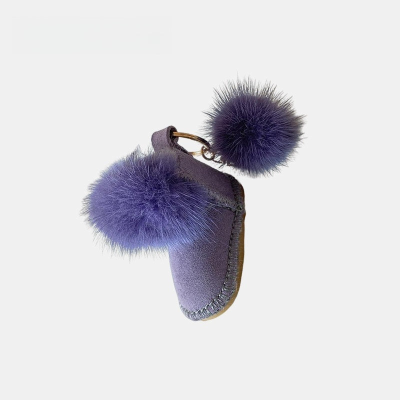 Boots Fluffy Bag Charm