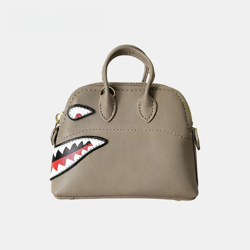 Shark Shell Bag Leather Bag Charm