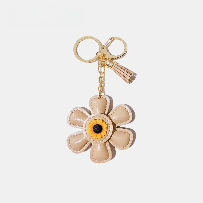 Little Flower Leather Bag Charm