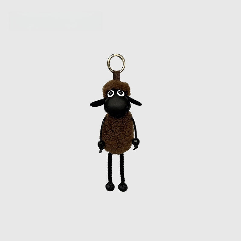 Shawn Sheep Fluffy Bag Charm