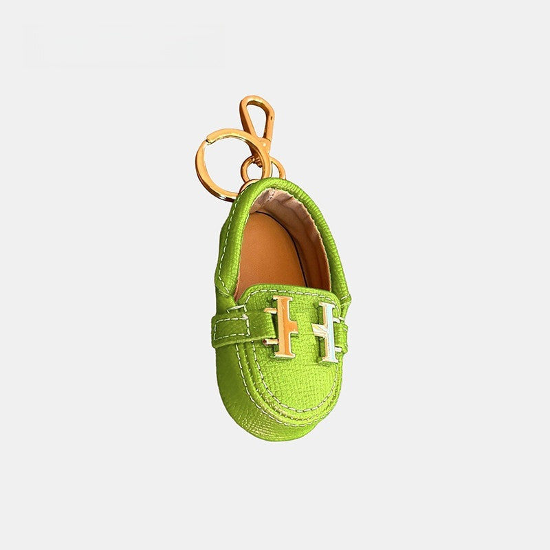Little Shoe Keychain Leather Bag Charm