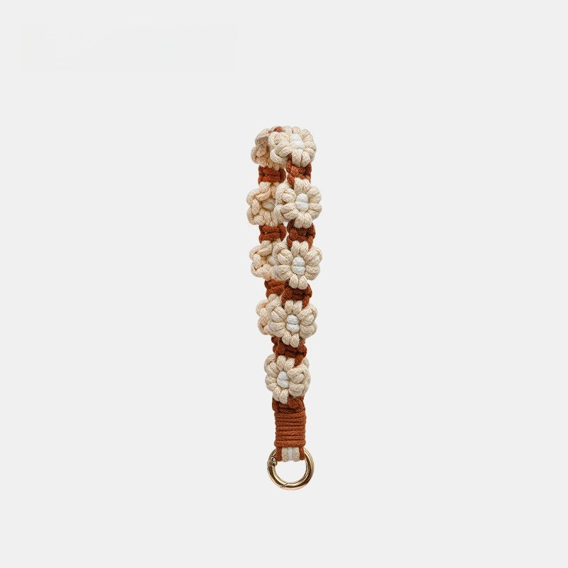 Cute Woven Flower Knotty Bag Charm