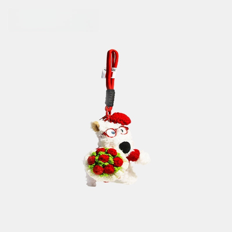 West Highland Fluffy Bag Charm