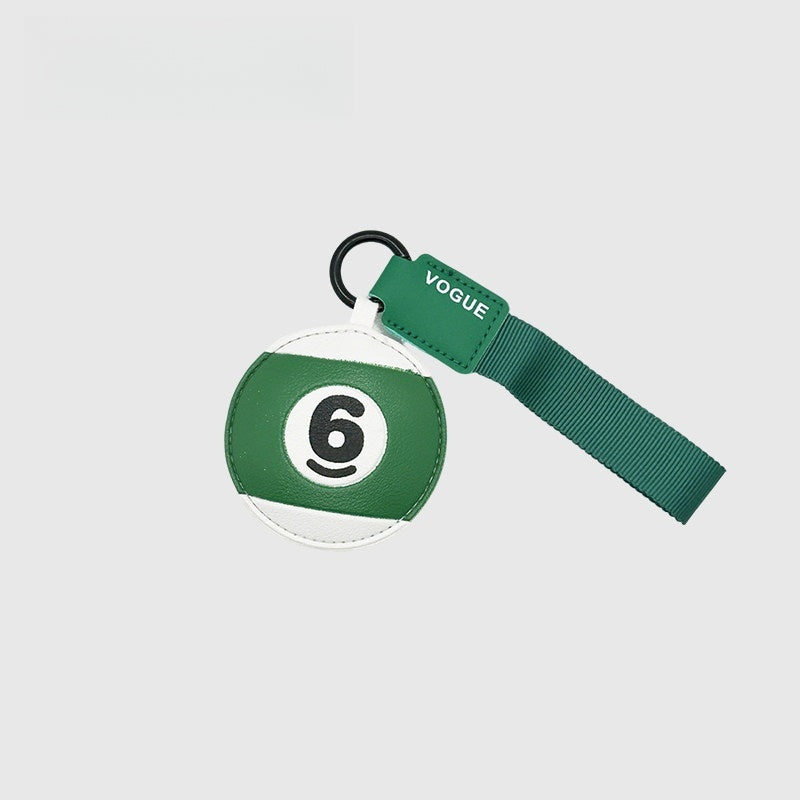Billiards Leather Bag Charm